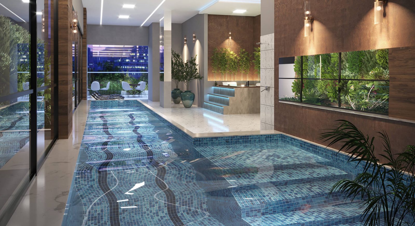 Majestic Residence — Piscina térmica